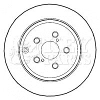 KEY PARTS Тормозной диск KBD4460